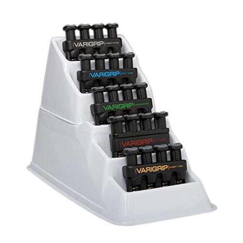 CanDo VariGrip Handtrainer 5er Set mit Ständer