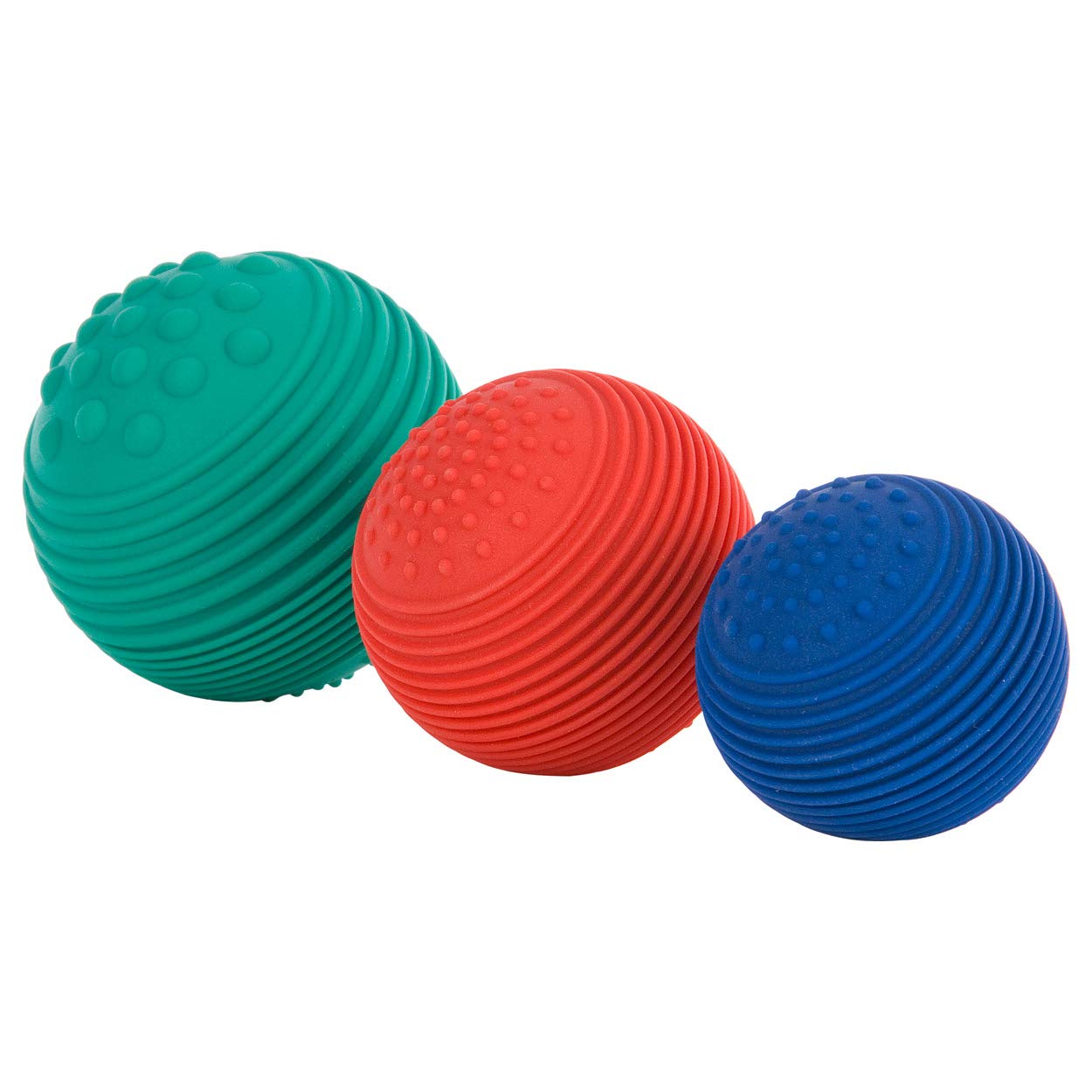 Sport-Tec Wellness Reflexball Noppen Massageball 5,5 cm Blau Motorik