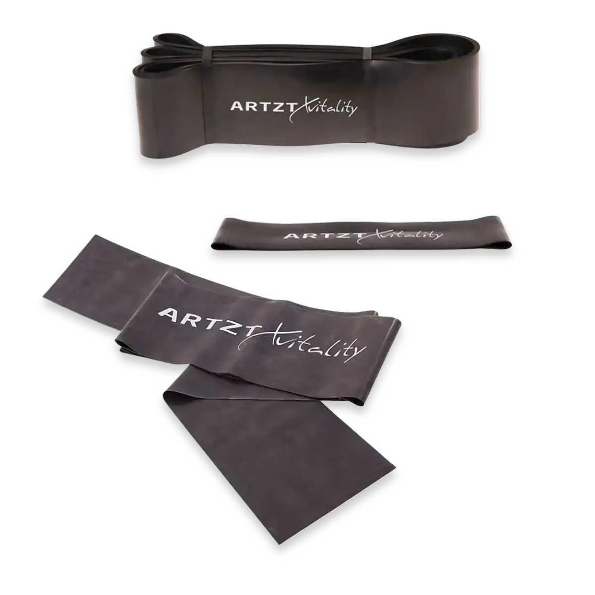 Artzt Vitality Power Set Fitnessbänder 3x stark schwarz