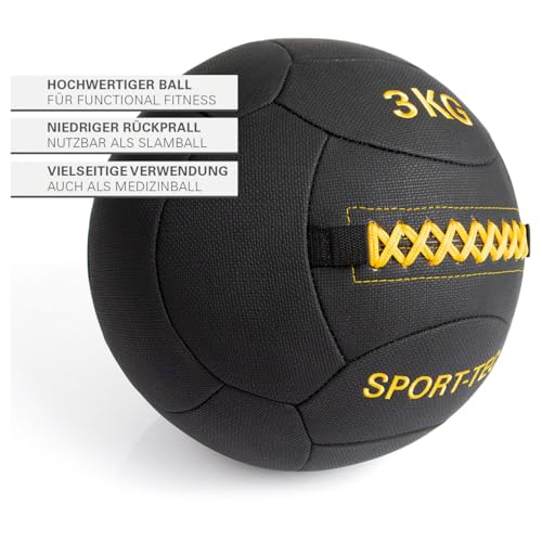 Sport-Tec Robusta Wall-Ball-Set 3-15kg 5-teilig