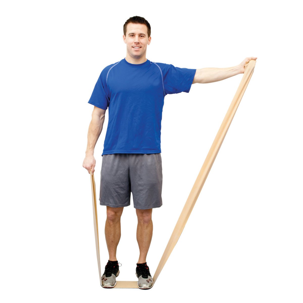 CanDo exercise Go-Band Trainingsband 45m blau schwer Widerstand