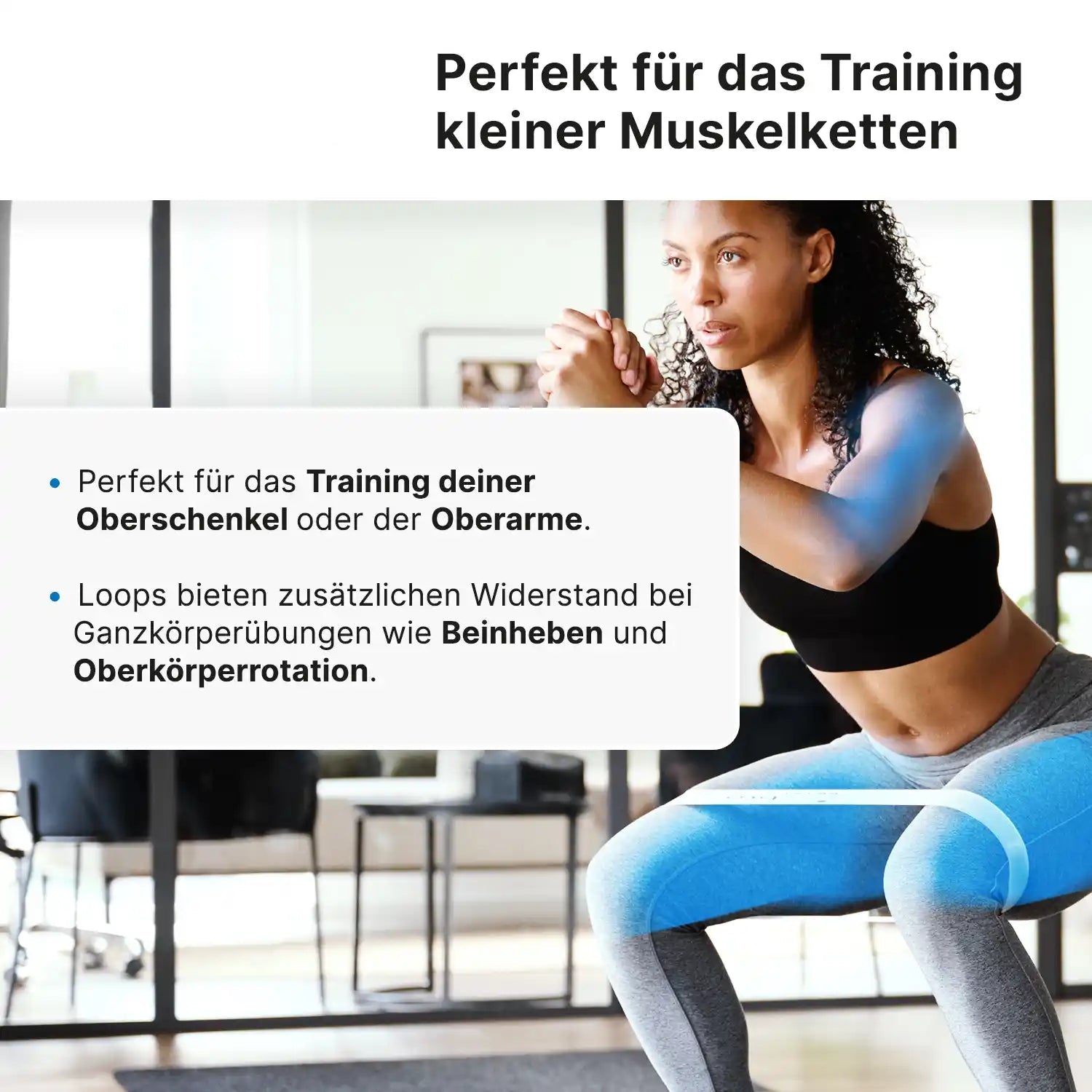 ARTZT thepro Loop Band Set Miniband Beine Po Arme geschlossene Schlaufe