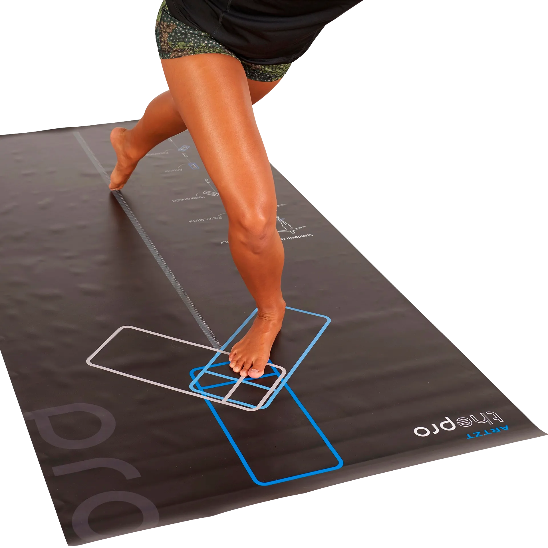 ARTZT thepro Easy Balance Test Balancematte mit Richtungsanzeige
