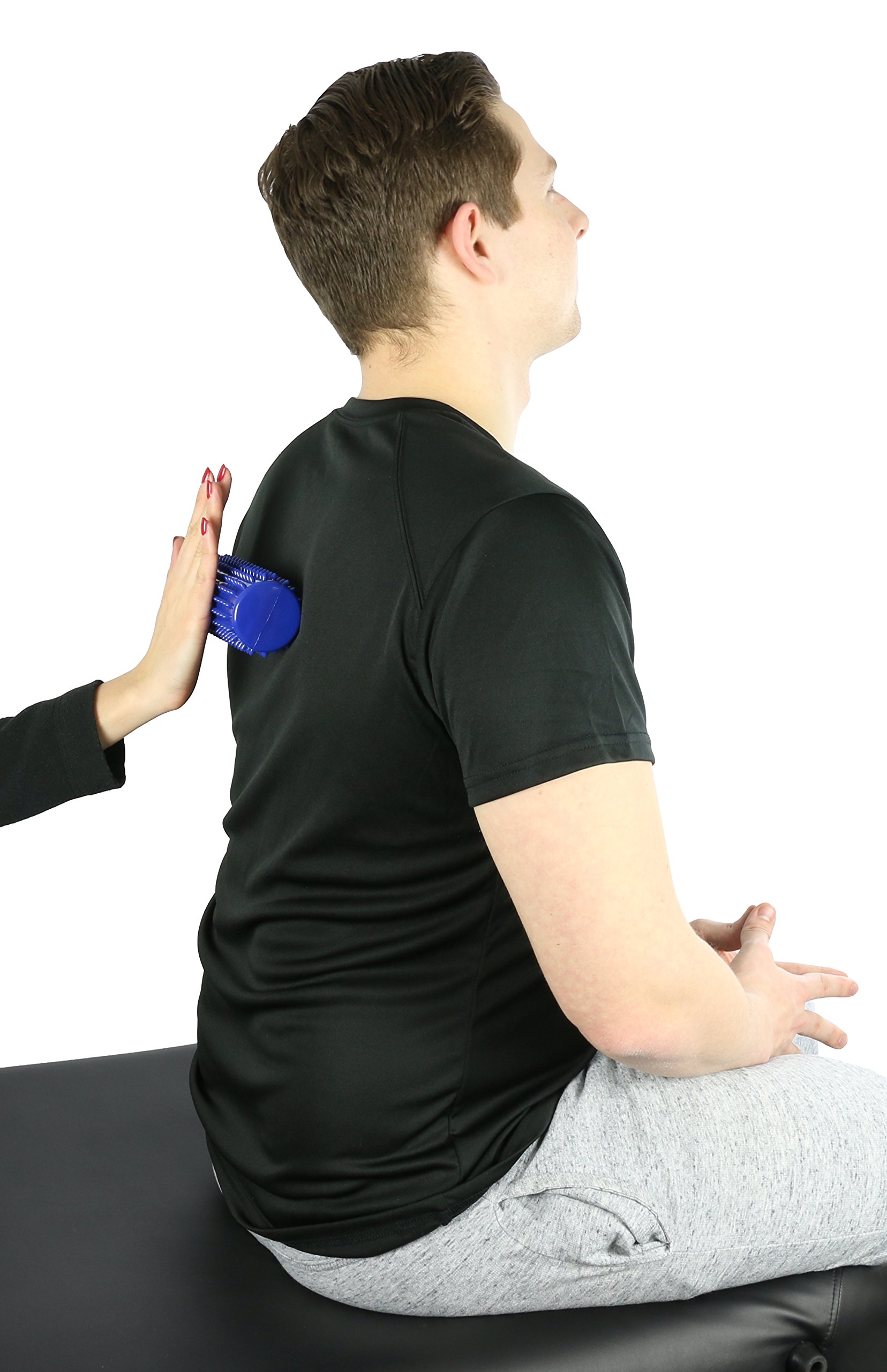 CanDo foam rollers Massagerolle blau 2 Stück 16 cm