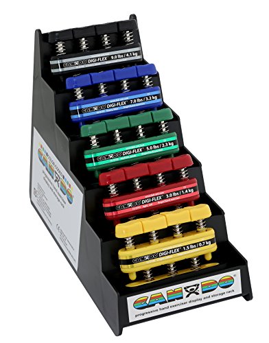 CanDo Digi-Flex Handtrainer-Set 5 Stück Finger Ständer