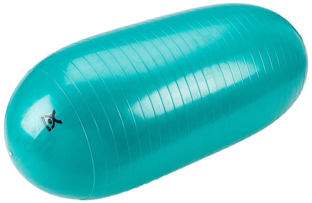 CanDo inflatable Pill Ball Gymnastikrolle 40x90 cm gelb