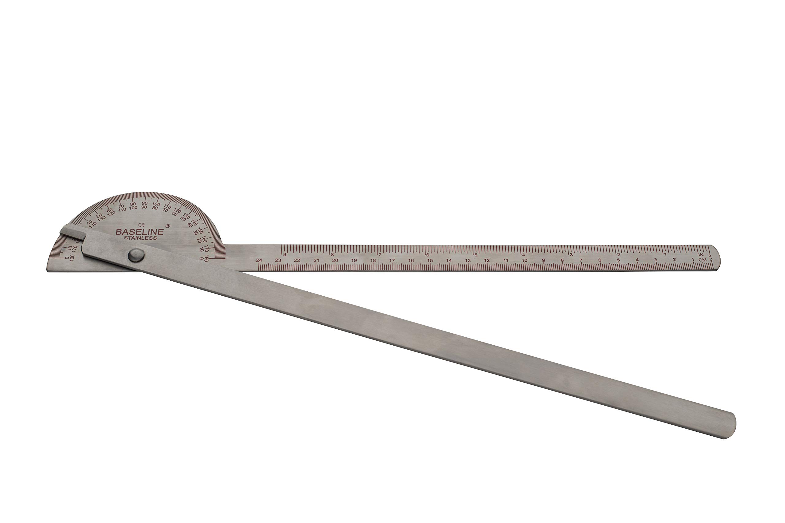 CanDo Baseline Conzett Goniometer 35,6 cm Edelstahl 1°-Teilung