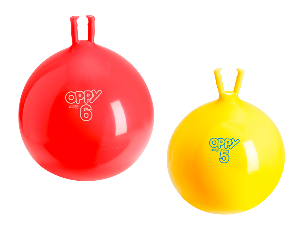PEZZI Toys Oppy Hüpfball Kinder mit Griff Gleichgewicht