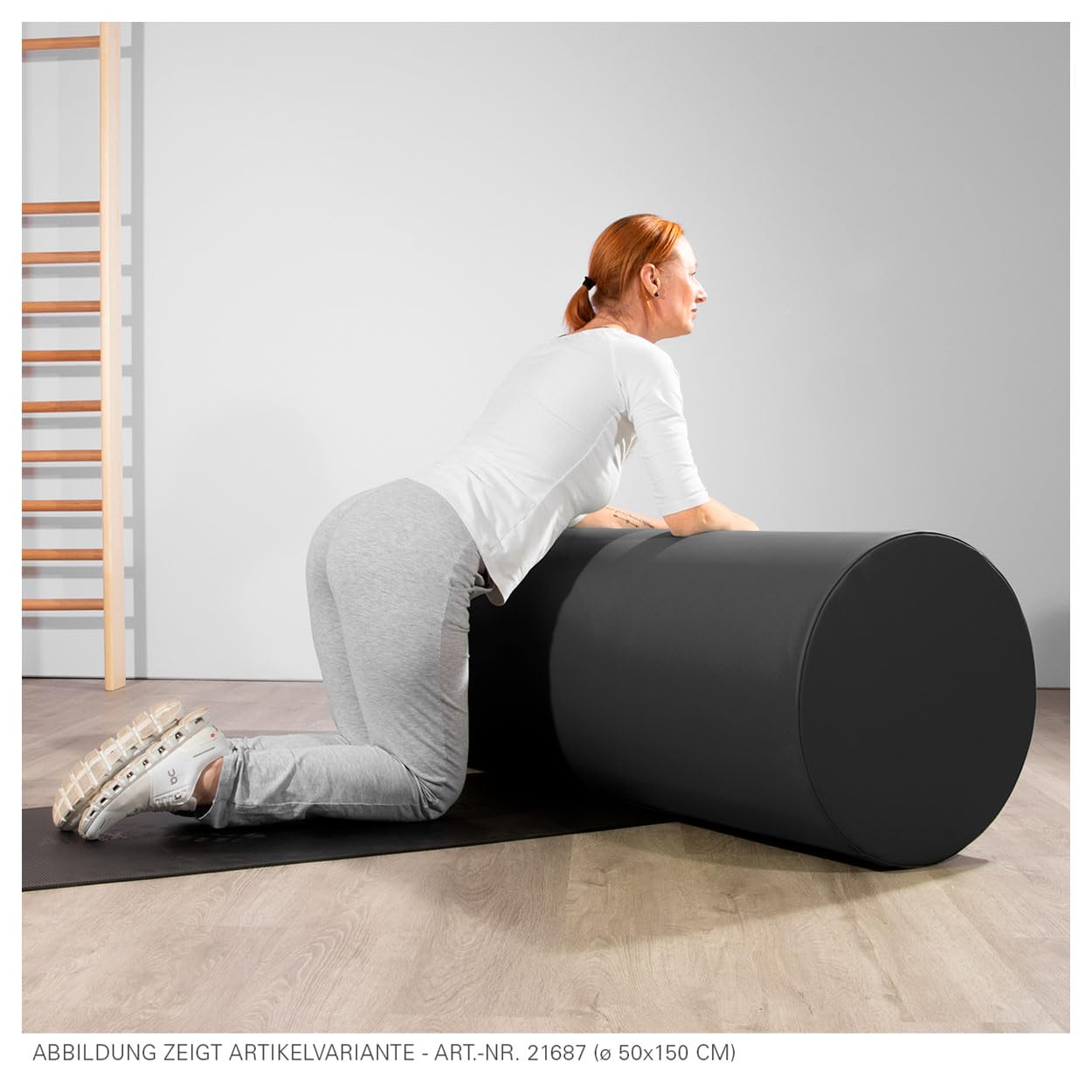 Sport-Tec Therapiegeräte Spastikerrolle 30x100 cm anthrazit