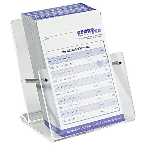 Sport-Tec Terminzettel Set DIN A7 10x75 Blatt Spenderbox