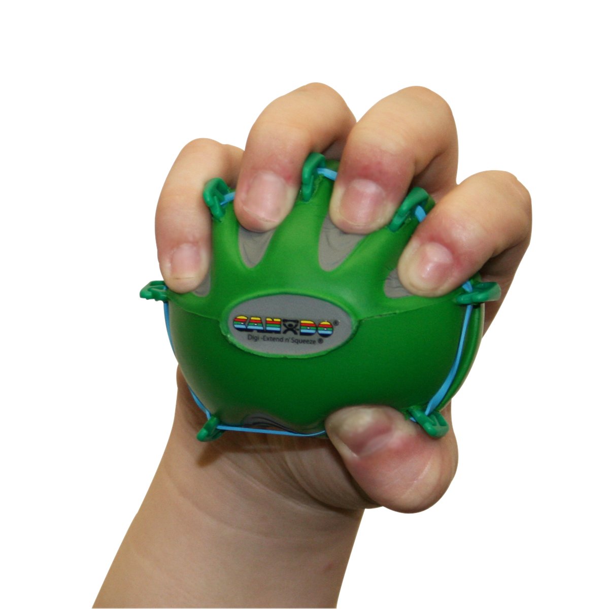 CanDo Digi-Extend Squeeze Handtrainer grün mittel 7,6cm