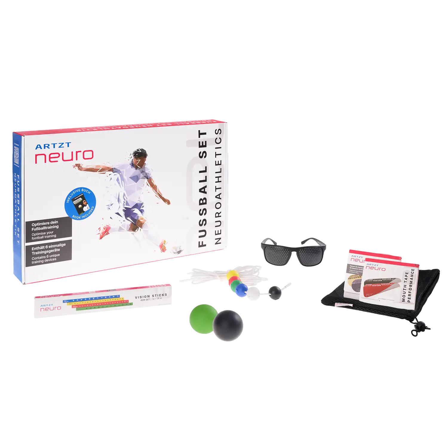 Artzt ARTZT neuro Football Set Fußball Trainingsset 18-teilig