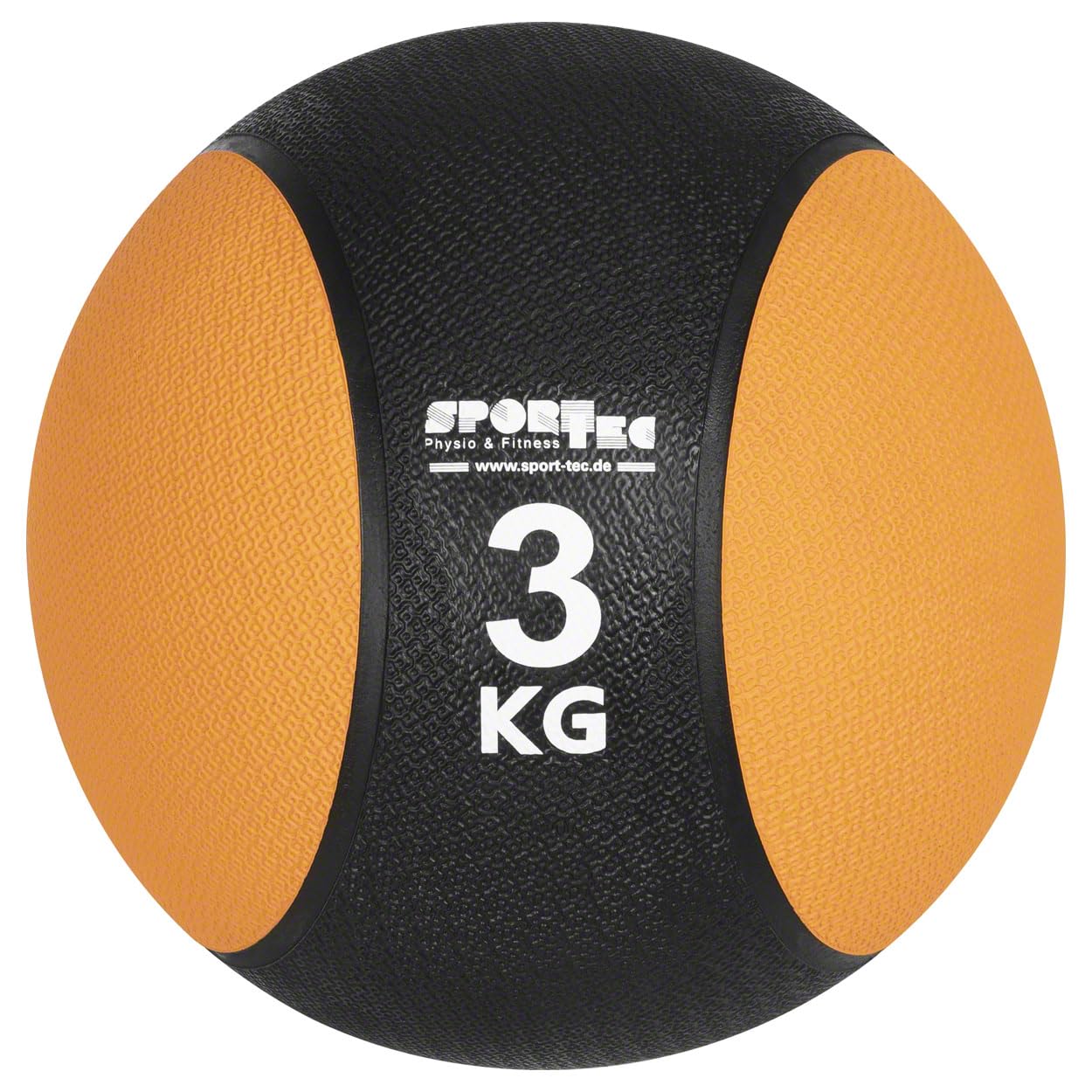 Sport-Tec Medizinball Trainingsball 10 kg schwarz Gummi