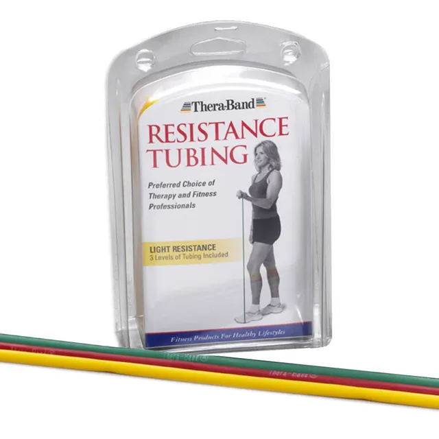 TheraBand Tubings Set 1,50 m Gelb Rot Grün