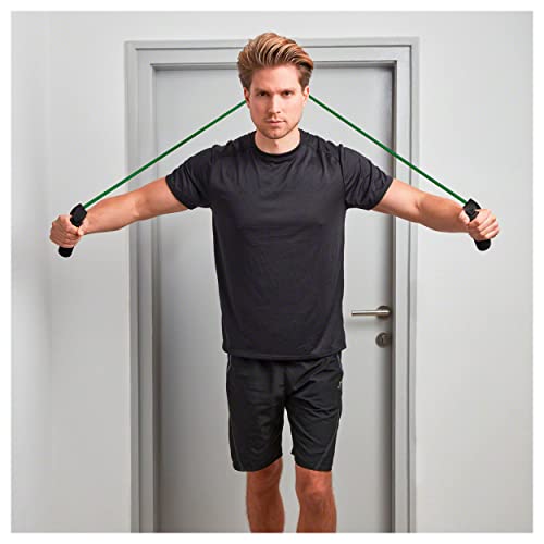 Sport-Tec Sport & Fitness Shoulder Tube Pulley Expander stark grün