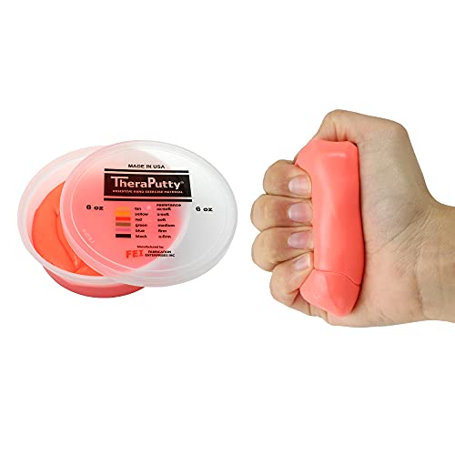 CanDo Theraputty Knetmasse 170g rot leicht antimikrobiell