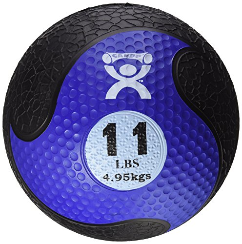 CanDo Weight Series Medizinball 5,0 kg blau Gummi