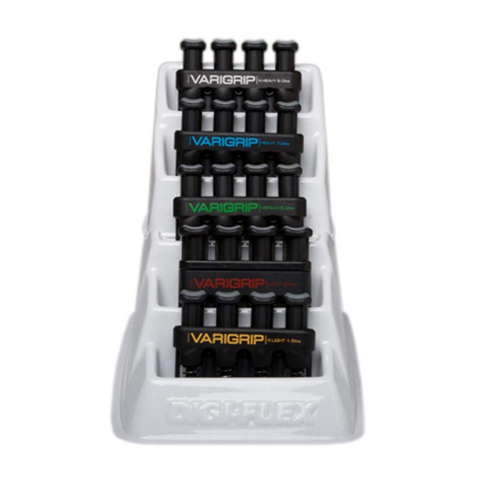 CanDo VariGrip Handtrainer 5er Set mit Ständer