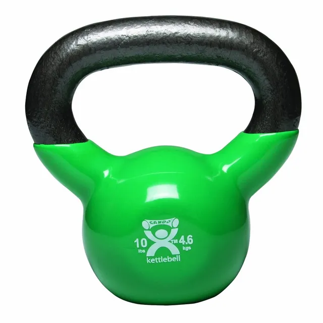 CanDo Kettlebell Kugelhantel 4,5 kg Grün