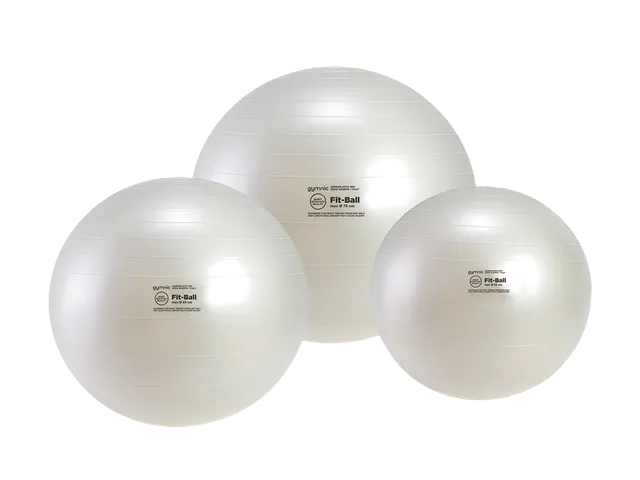 PEZZI Fitness Fit-Ball Gymnastikball perlmuttweiß