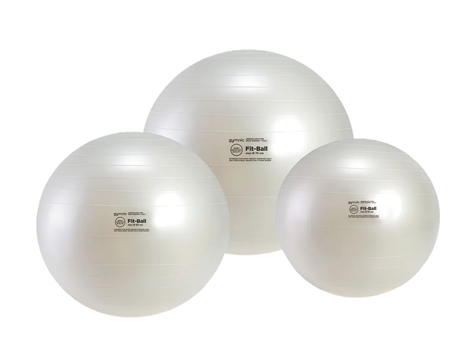 PEZZI Fitness Fit-Ball Gymnastikball perlmuttweiß