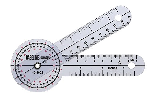 CanDo Baseline Goniometer 30 cm Kunststoff 360°
