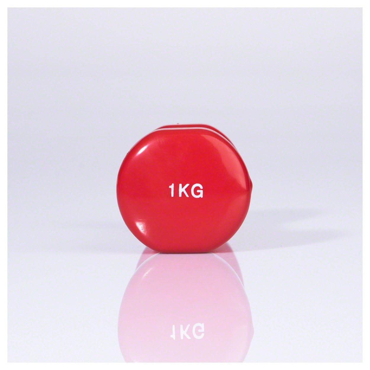 Sport-Tec Fausthantel Vinylhantel 1 kg Rot Krafttraining