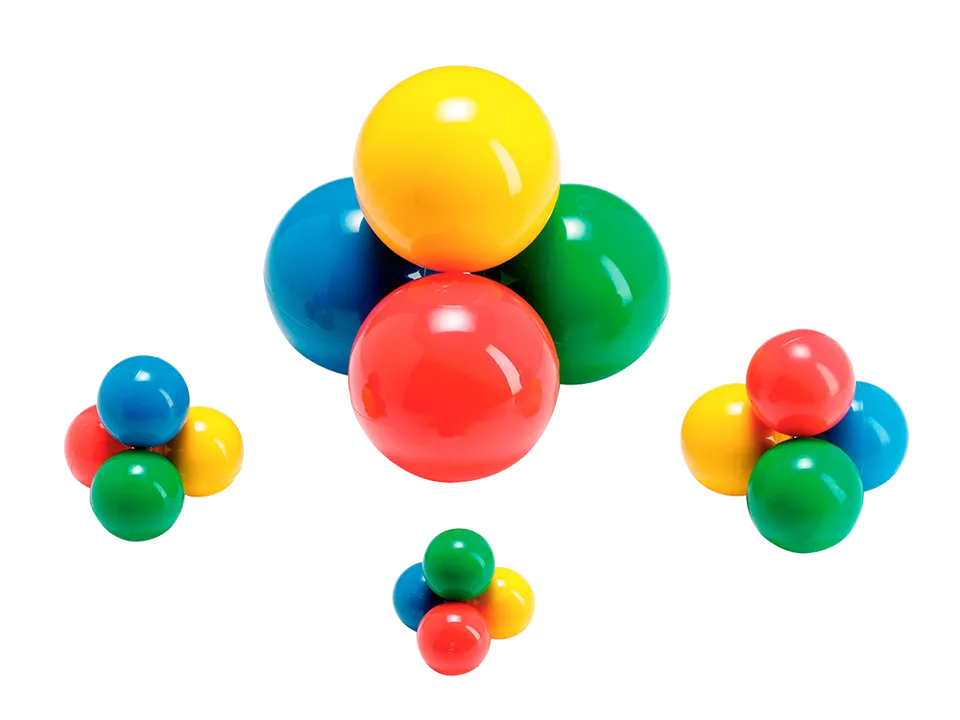 PEZZI Toys Universal Balls Spielbälle Set griffig