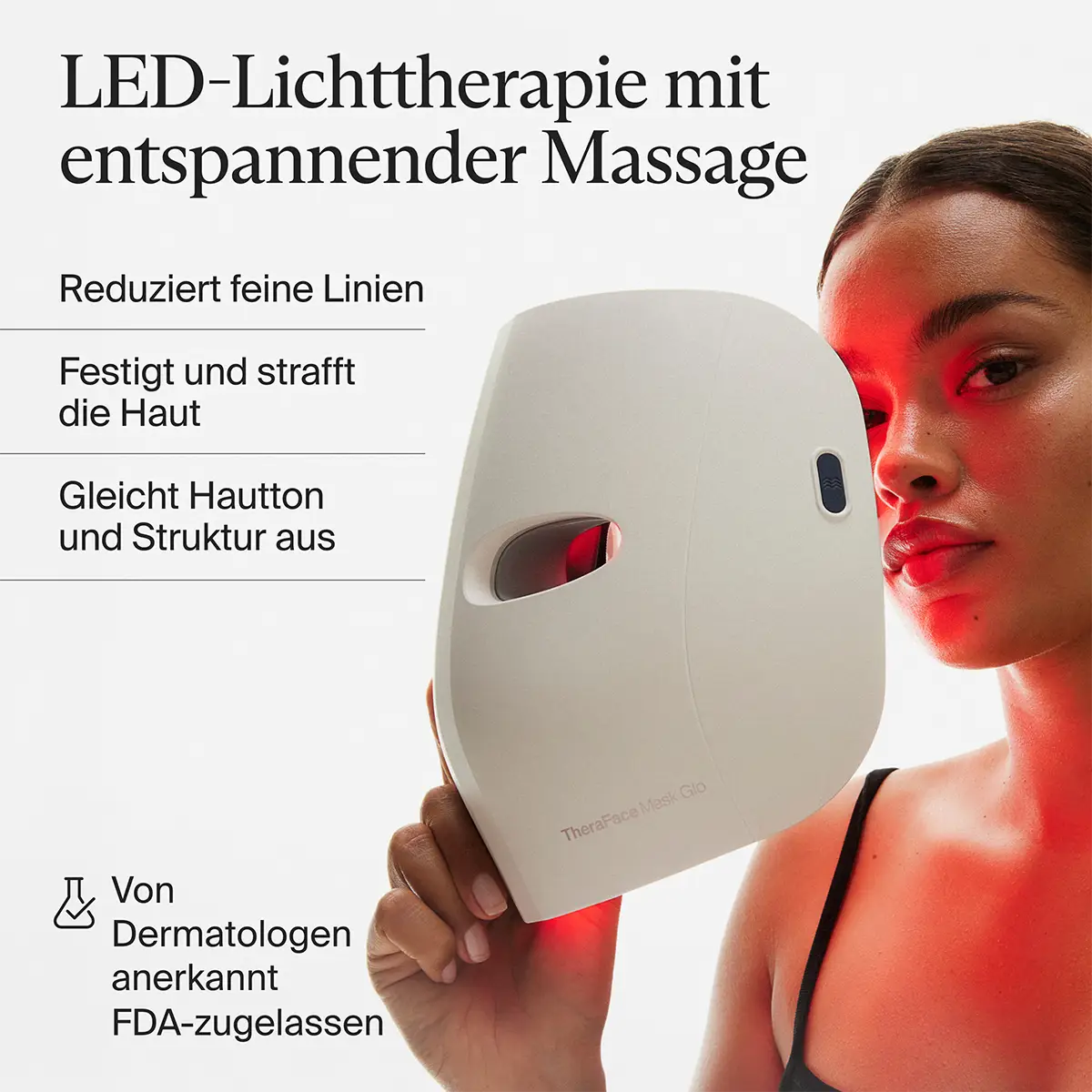 Therabody TheraFace Mask Glo LED-Maske Gesicht Rotlicht