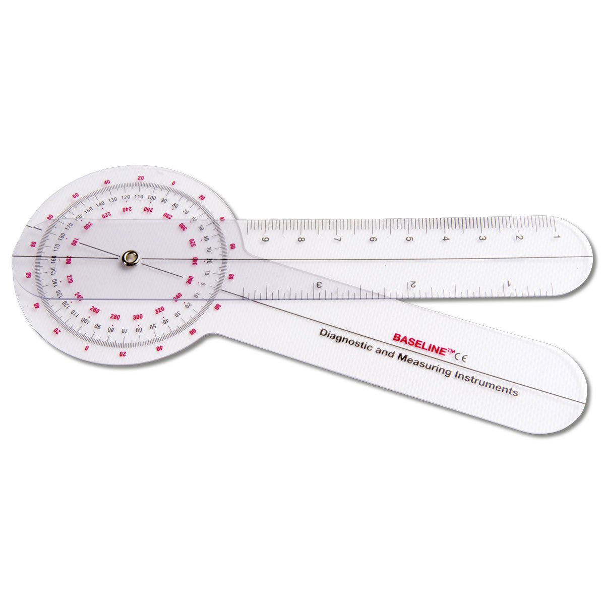 CanDo Baseline Goniometer 30 cm Kunststoff 360°
