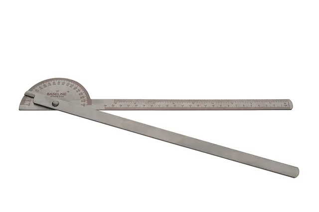 CanDo Baseline Conzett Goniometer 35,6 cm Edelstahl 1°-Teilung