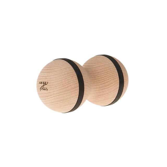 ARTZT vitality DuoWood Duoball 8cm Buche Faszientraining