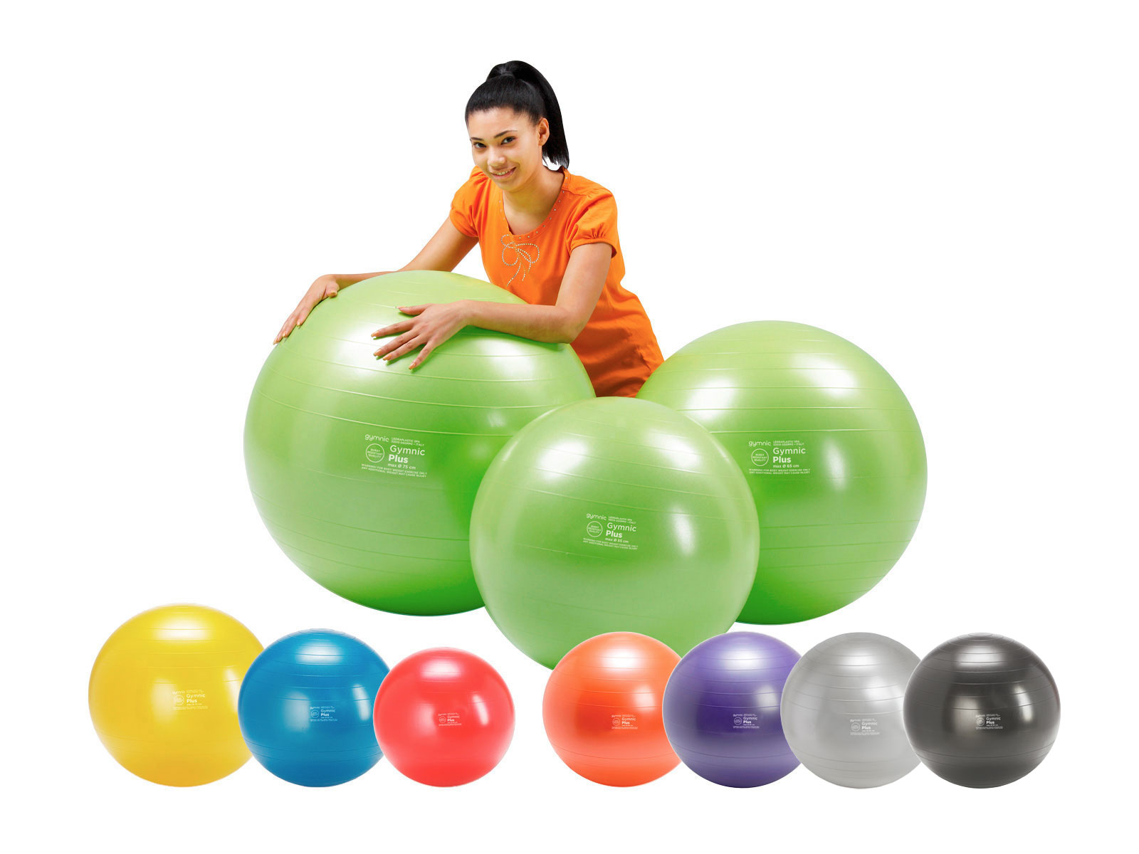 PEZZI Gymnic Plus Gymnastikball platzt nicht Sitzball