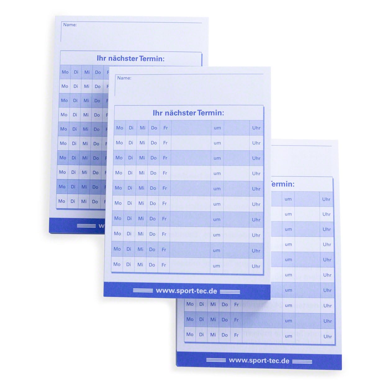 Sport-Tec Praxiseinrichtung Terminzettelblock A7 10x75 Blatt