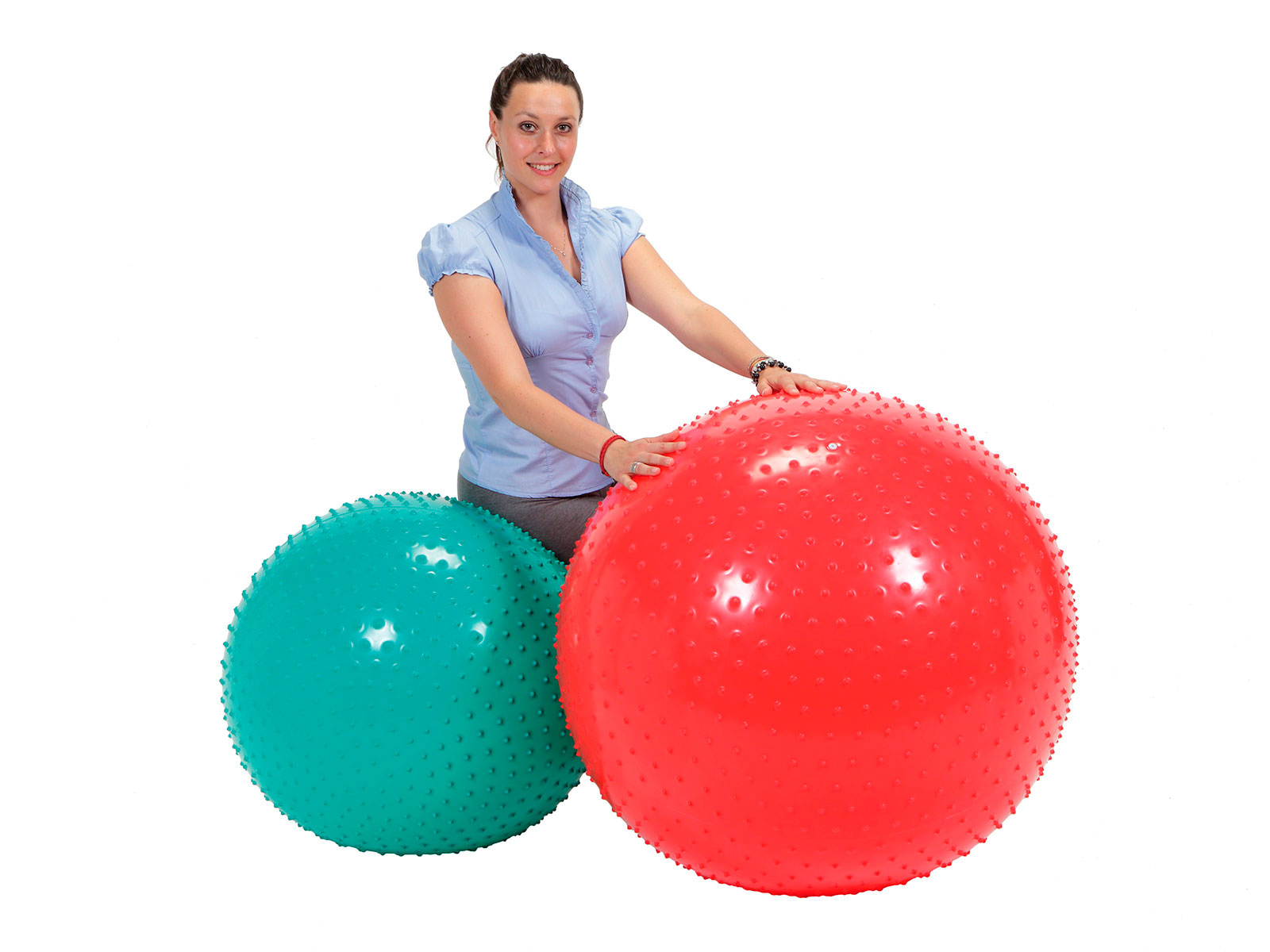 PEZZI Physiotherapy Therasensory Gymnastikball 65 cm mit Noppen