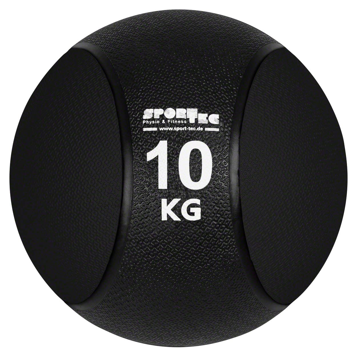 Sport-Tec Medizinball Trainingsball 10 kg schwarz Gummi
