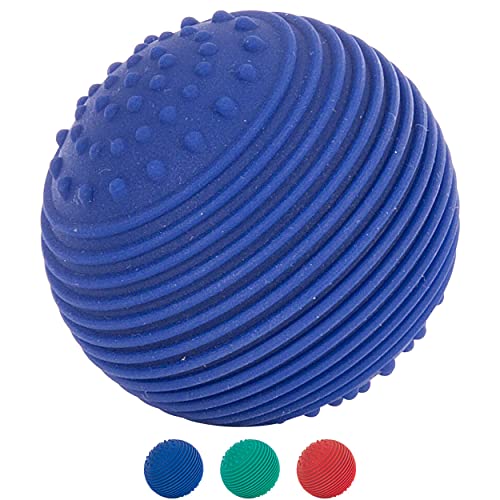 Sport-Tec Wellness Reflexball Noppen Massageball 5,5 cm Blau Motorik