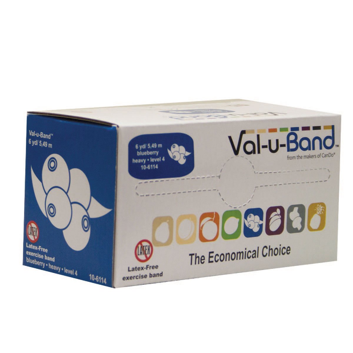 CanDo Val-u-Band Trainingsband 5,5 m pfirsich sehr leicht