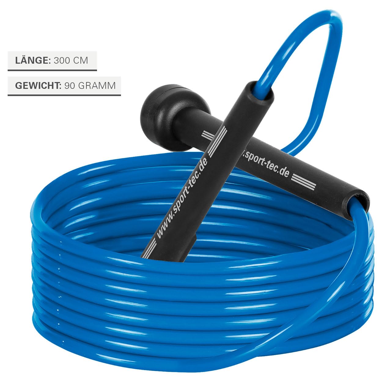 Sport-Tec Speed Rope Springseil 300 cm blau verstellbar