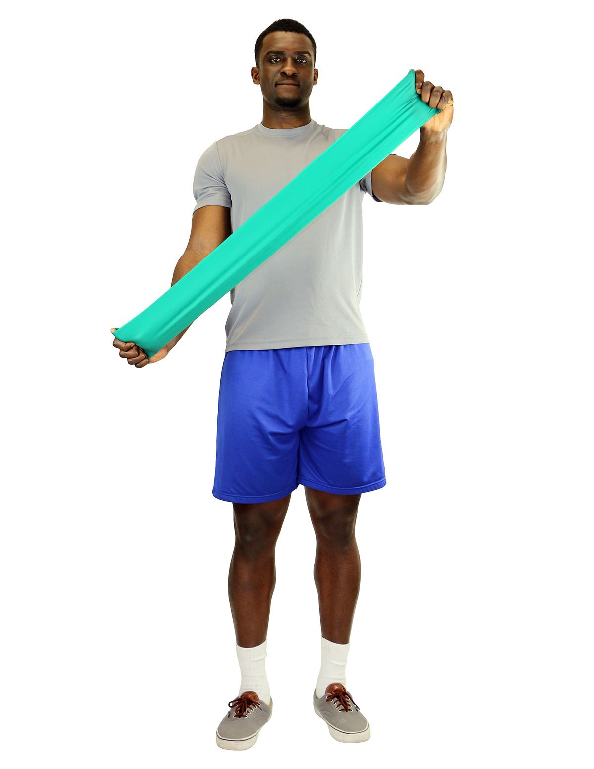 CanDo Trainingsband Spenderbox 5,5m Gymnastikband grün medium