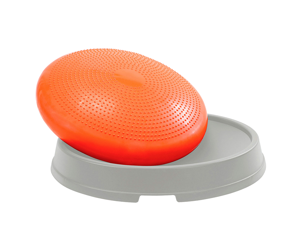 PEZZI Fitness Disco Dome Balancetrainer mit Kissen Step