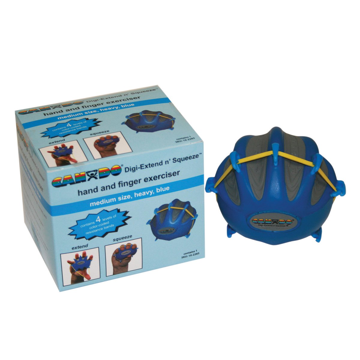 CanDo Digi-Extend'n Squeeze Handtrainer gelb extra leicht