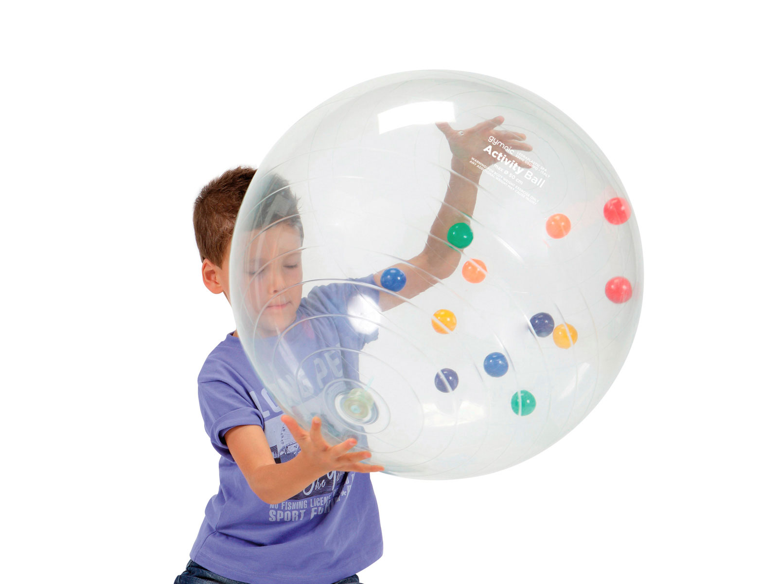 PEZZI Physiotherapy Activity Ball Sensorikball transparent