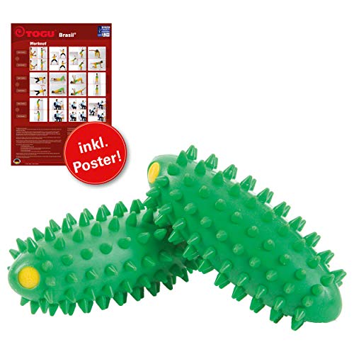 Sport-Tec Togu Brasil Tiefenmuskeltrainer 2 Stück grün 200 g
