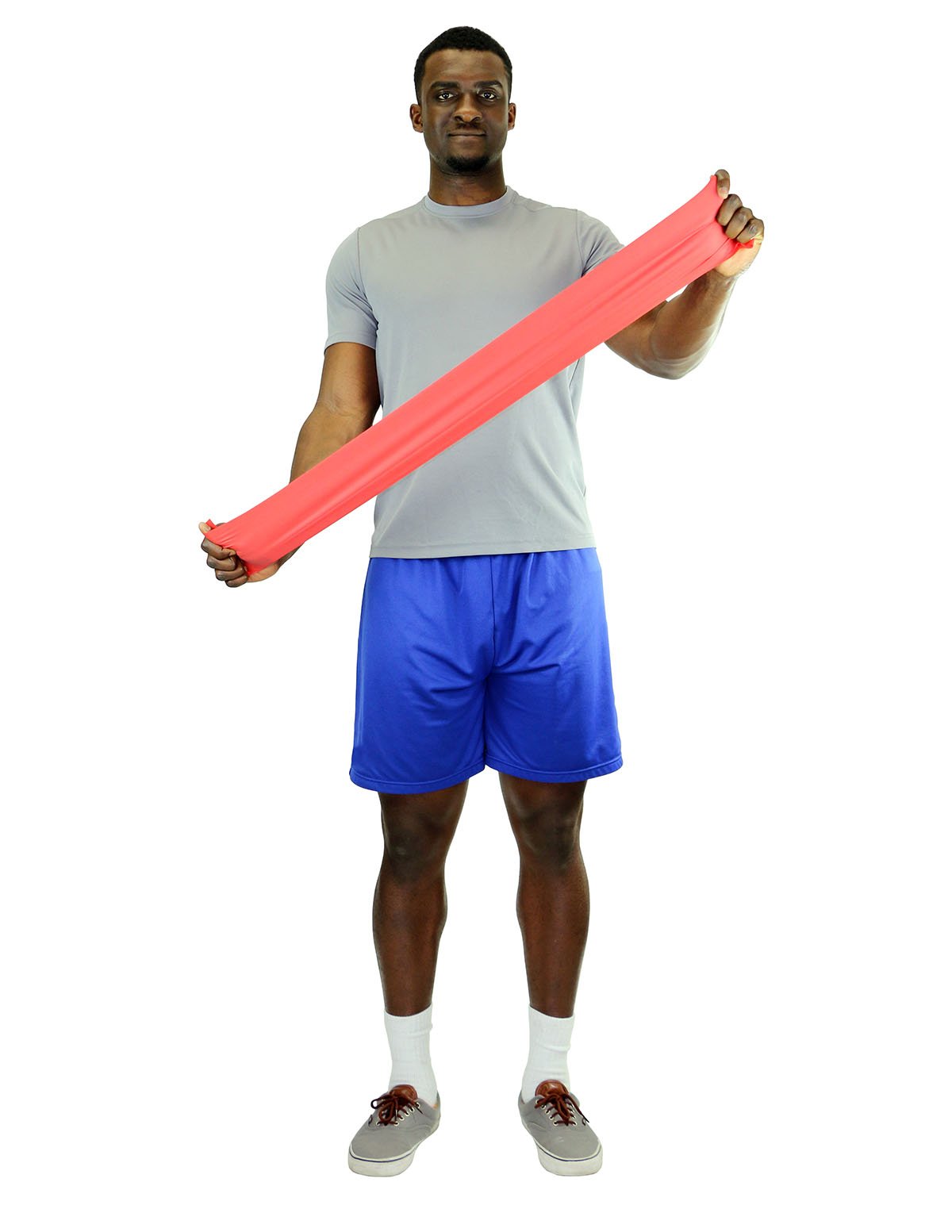 CanDo Trainingsband latexfrei 5,5 m rot leicht