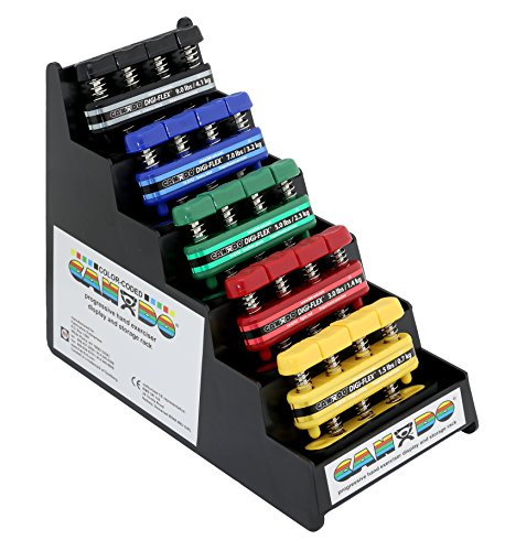 CanDo Digi-Flex Handtrainer-Set 5 Stück Finger Ständer