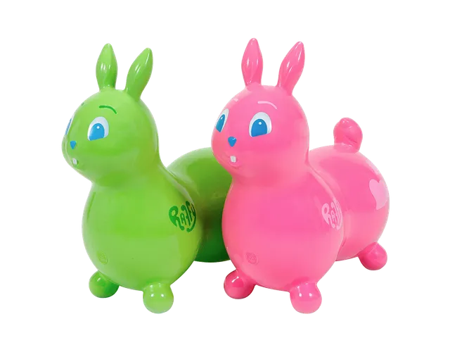 Pezzi Toys Raffy Hüpfhase aufblasbar Motorik Gleichgewicht