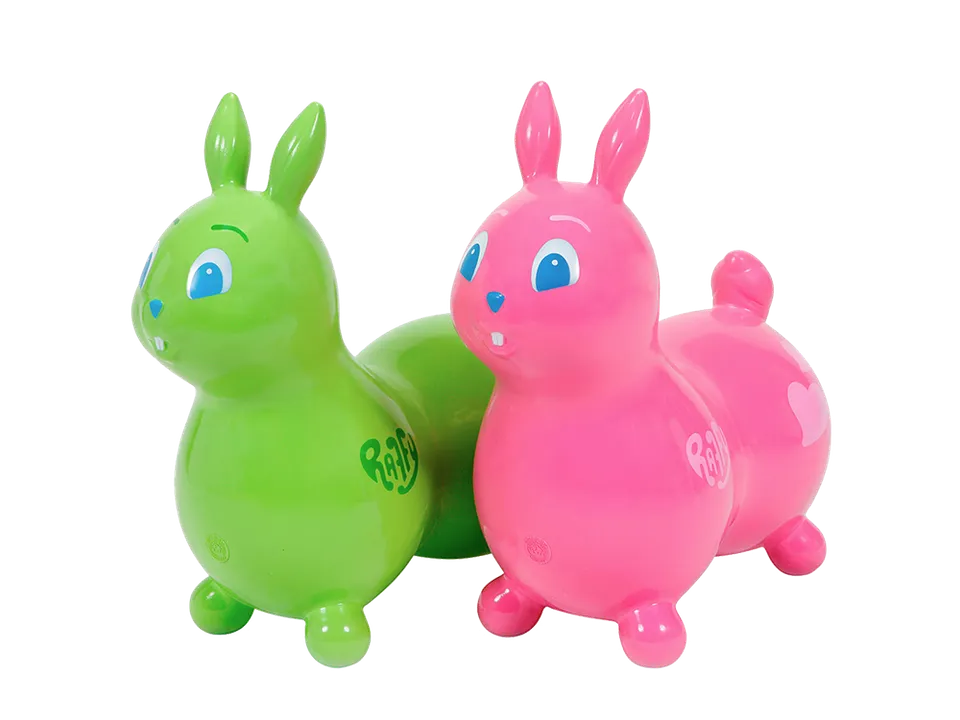 Pezzi Toys Raffy Hüpfhase aufblasbar Motorik Gleichgewicht