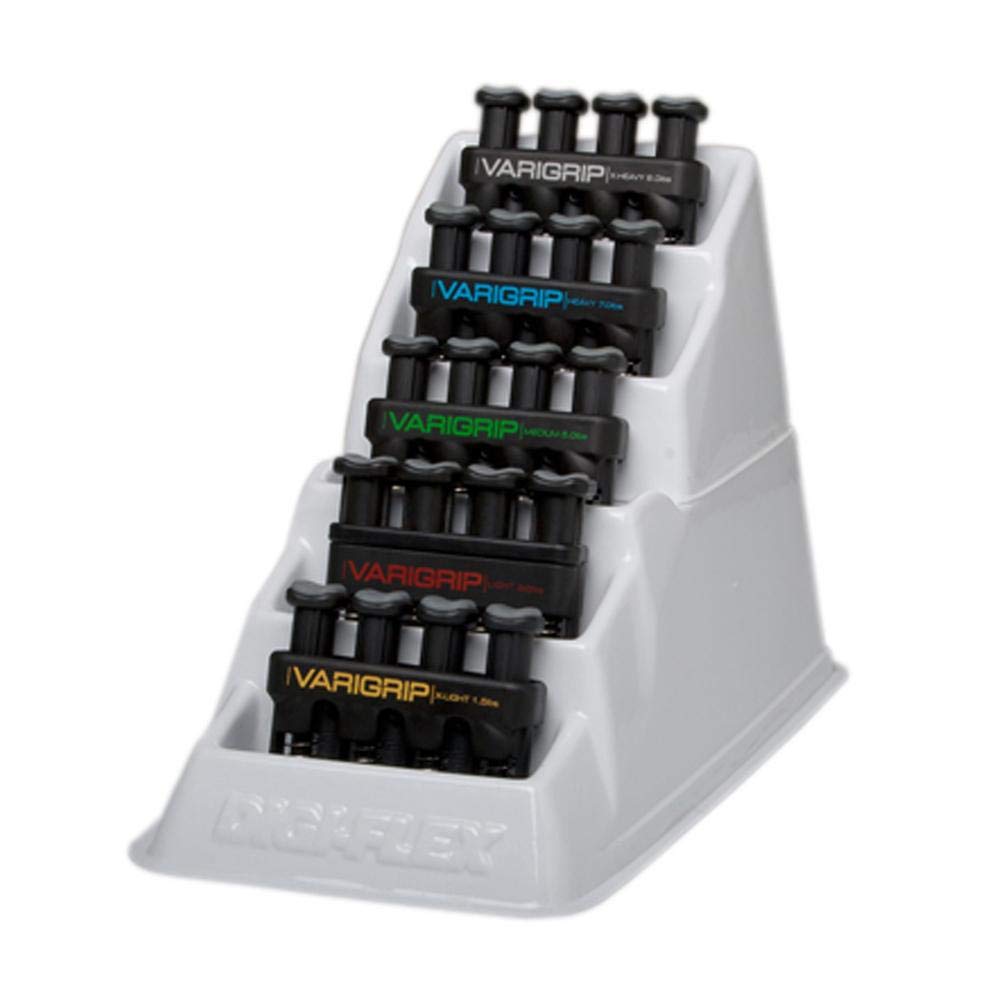 CanDo VariGrip Handtrainer 5er Set mit Ständer
