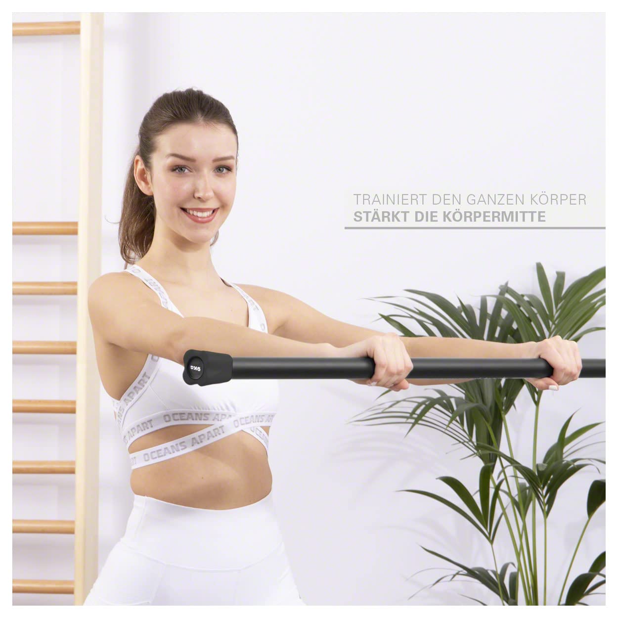 Sport-Tec Gewichtsstange 10 kg schwarz Hantelstange